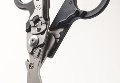 EMOMIM over molded multi function folding scissors