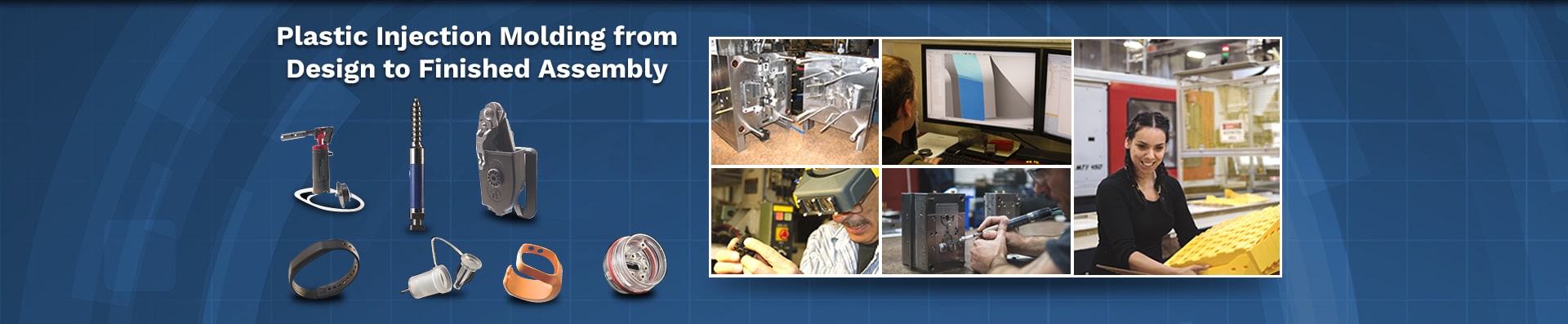 plastic injection molding from design to finished assembly