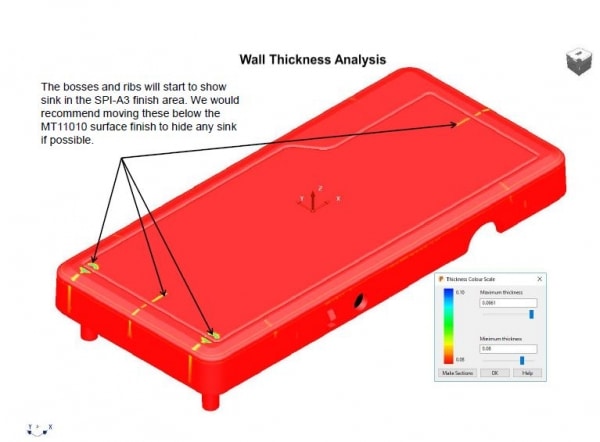 plastic part design engineering and 3d modeling example of dfm analysis